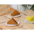 thumbnail image 6 of REGALWOVEN Linen Napkins Cloth Napkins Set of 6 Orange 14"x14", 6 of 6