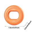 thumbnail image 2 of Silicone Hand Grip Ring With Textured Surface Forearm And Finger Strength Trainer For Workout Exercise Orange-7.85X2.5Cm, 2 of 6