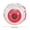 Red, variant on Halloween Inflatable Eyeball, Xinsrenus 23.6 Inch Luminous Color Changing Halloween Decoration, PVC LED Remote Control Party Balloon Indoor Outdoor Garden Decor, Blue