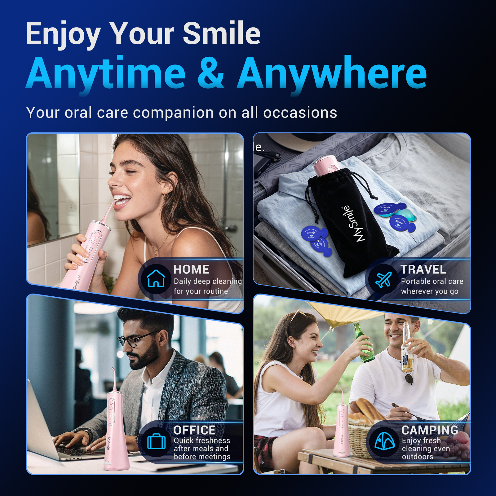 MySmile LP211 Cordless Portable Water Flosser photo 4