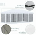 thumbnail image 4 of Patio Umbrellas Outsunny 10' x 20' Pop Up Canopy Tent with Netting, Heavy Duty Instant Sun Shelter, Large Tents for Parties with Carry Bag for Outdoor, Garden, Patio, Cream White,Market Umbrellas, 4 of 9