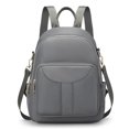 thumbnail image 1 of Korean Version Women Backpack Multifunctional Design School for Girls Large Capacity Waterproof Student Bookbags GRAY, 1 of 6