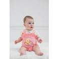 thumbnail image 4 of Disney Winnie the Pooh Piglet Newborn Baby Girls French Terry Short Overalls and T-Shirt Newborn to Infant, 4 of 5