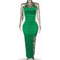 thumbnail image 2 of Vestido elegante sensual Verde botella Unitalla, 2 of 3