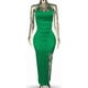 thumbnail image 2 of Vestido elegante sensual Verde botella Unitalla, 2 of 3