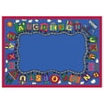 thumbnail image 2 of Joy Carpets Kid Essentials Reading Train 54" x 78" Oval Indoor Area Rug in Color Multi, 2 of 2