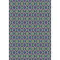 thumbnail image 1 of Ahgly Company Indoor Rectangle Patterned Kelly Green Abstract Area Rugs, 7' x 9', 1 of 6