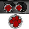 thumbnail image 1 of Ohmyroo Universal Car Coaster Insert, Non-Slip Heat Resistant Cup Pad with Decorative Design for Vehicle Interior Console, Prevents Spills and Protects Surfaces, 1 of 9