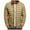 Khaki, variant on Ohufall Jackets For Men Winter Warm Slim Fit Thick Bubble Coat Casual Jacket Outerwear on Clearance