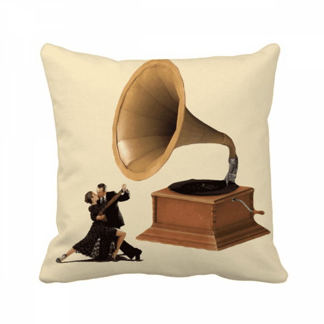 music classical instrument gramoph dance throw pillow sleeping sofa cushion cover