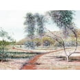 thumbnail image 2 of Urban Road 18x15 Black Ornate Wood Framed with Double Matting Museum Art Print Titled - Kalgoorlie, 2 of 4