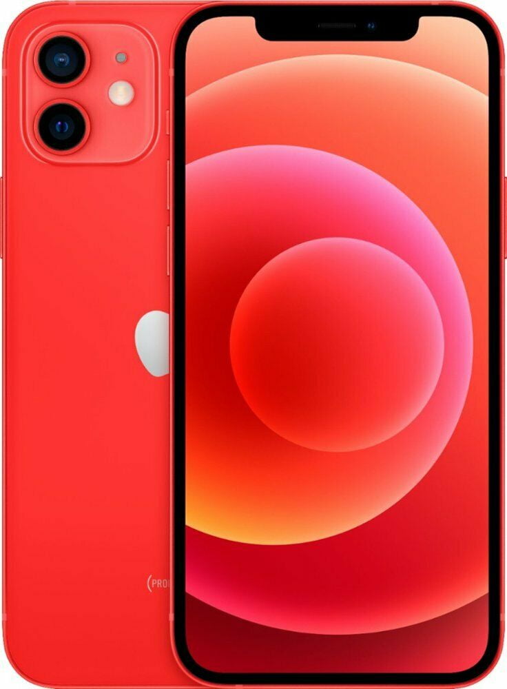 Apple iPhone 12 Mini A2176 256GB Red (US Model) - Factory Unlocked 