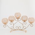 thumbnail image 3 of elabros Decorativos Puente de de Cristal elabros de elabros de elitas Adorno Romántico con 5 Tazones elabros de Sunnimix Candelero de cristal, 3 of 7
