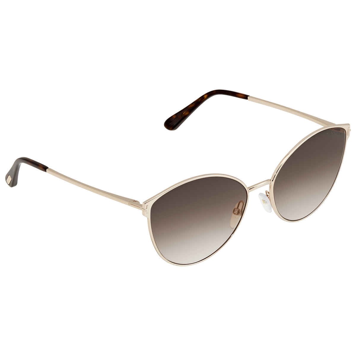 Sunglasses Tom Ford FT 0654 Zeila 28F shiny rose gold/gradient brown 