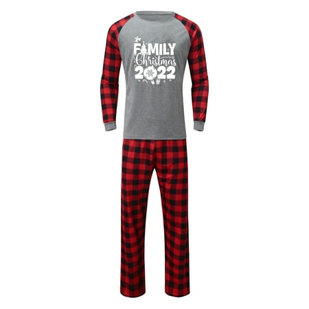 

CAICJ98 Christmas Pajamas For Family Matching Christmas Family Pajamas Sets Christmas Reindeer Print Sleepwear Family Pjs Matching Sets Loungewear Outfits