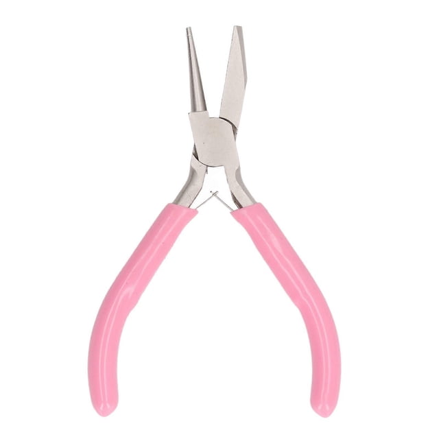 Pince à enrouler les fils 5 pouces, mini outil de création de pièces de fil pour la fabrication de bijoux, demi-rainure, demi-rond