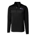 thumbnail image 2 of Men's Cutter & Buck Black Stephen F Austin Lumberjacks Traverse Stripe Quarter-Zip Pullover Top, 2 of 3