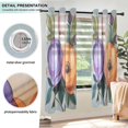 thumbnail image 3 of Yayeee Window Curtains Set of 2 for Living Room Light Filtering 63"x52", Bright Flowers, 3 of 7