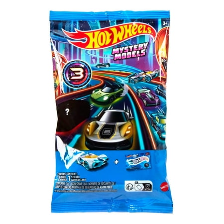 Hot Wheels Mystery Models Surprise Toy Car or Truck in 1:64 Scale (Styles May Vary)