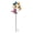 B, variant on Lypsnake Solar Bee Flower Garden Stake Light, Metal Decorative Stake with Orange Flowers and Bee Figurines, LED Lighted Outdoor Pathway Decor for Yard Lawn Patio