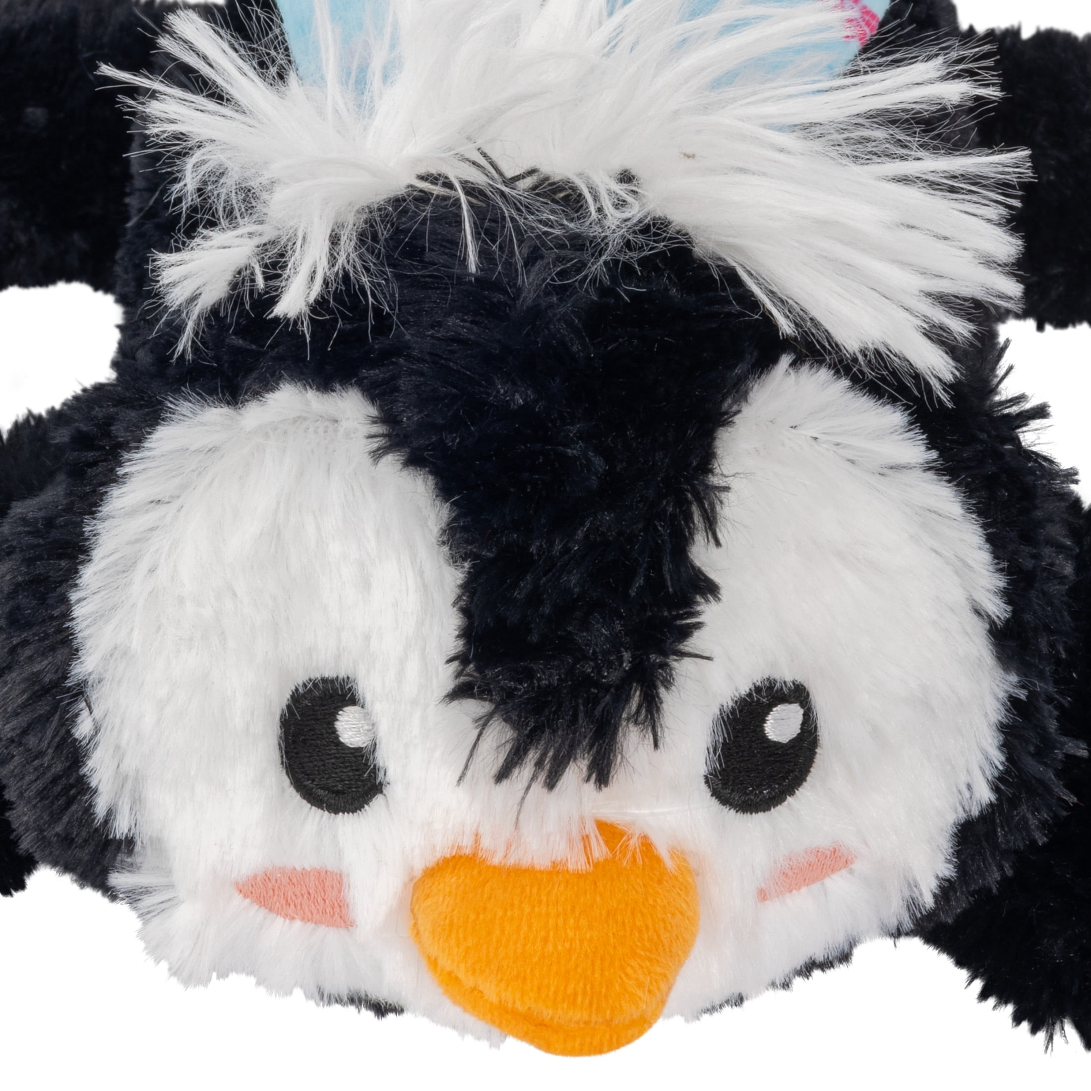 KONG® Holiday Cozie™ Dog Toy, Penguin, Black, Medium