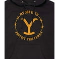 thumbnail image 3 of Yellowstone - Protect This Family  - Men'S Fleece Pullover Hoodie, 3 of 6