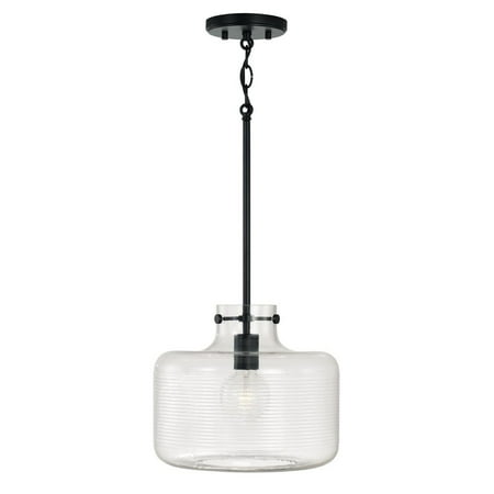 

1 Light Pendant-Matte Black Finish Capital Lighting 342511Mb