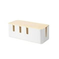 thumbnail image 2 of Large White Cable Organizer Box Cable Box Cable Organizer Cable Box Durability, 2 of 8