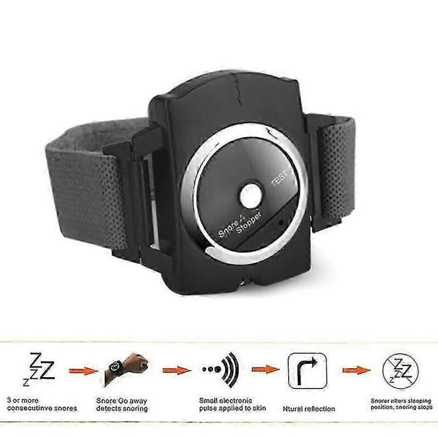 Electric Anti-snoring Wristband Snore Stopper Aid Sleep Connection Device Bracelet