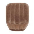 thumbnail image 6 of NPD Furniture Robert 34" Faux Leather Swivel Bar Stools in Brown (Set of 2), 6 of 13