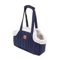 thumbnail image 2 of koolsoo Sac de Transport pour Chats d'Hiver, Grande Capacité, Confortable, Bleu, 2 of 9