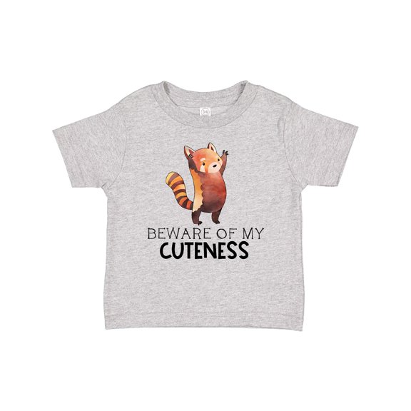 Inktastic Beware of My Cuteness Cute Red Panda Boys or Girls Baby T-Shirt