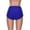 Z03-Blue, variant on Bikini Bottoms for Women's V Cut High Waisted Swim Bottom Hipster High Cut Bikini Swimsuit Bottom(Blue,M)