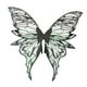 thumbnail image 4 of Alas de mariposa para elfo, ideales para usar en fiestas de disfraces de niños y adultos. Negro, 4 of 9