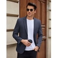 thumbnail image 4 of COOFANDY Mens Suit Blazer Classic Fit Casual Business Summer Sports Jacket Two Button, 4 of 5