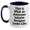 White/Navy, variant on Gifts from Friends for Interior Designers - Two Tone Coffee Mug with Inspirational Quote 'This Is What An Awesome Interior Designer Looks Like' - Birthday Unique Gifts