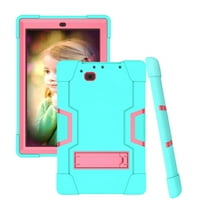 Goldcherry for RCA Viking Pro Case/ Rca Atlas Pro Hybrid Shockproof Anti-Impact Cover Built in Kickstand For RCA 10 Viking Pro RCt6a03w13 10.1" / Rca Atlas Pro 10.1" Rct6B06 P23H(Mint Green Pink)