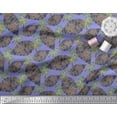 thumbnail image 2 of Soimoi Purple Rayon Fabric Fruits Decor Fabric Printed Yard 56 Inch Wide, 2 of 3