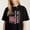 Black-4, variant on Women's USA Themed T-Shirt Short Sleeve Graphic S-4XL