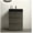 Black Gray Melamine, variant on Alice 24" Gray Bathroom Vanity with Sink, Large Storage Freestanding Bathroom Vanity for Modern Bathroom, One-Piece Black Sink Basin without Drain and , Pre-assembled