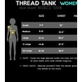 thumbnail image 2 of Thread Tank Mermaid Queen Women's Sleeveless Muscle Tank Top Sport Grey Small, 2 of 3