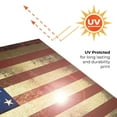 thumbnail image 6 of American Flag Sign, Vintage Rustic Wall Decor, 18x24 Corrugated Plastic, 6 of 7
