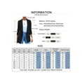 thumbnail image 2 of DYMADE Women Plus Size Solid Thin Commuter Long Sleeve Suit Coat, 2 of 2