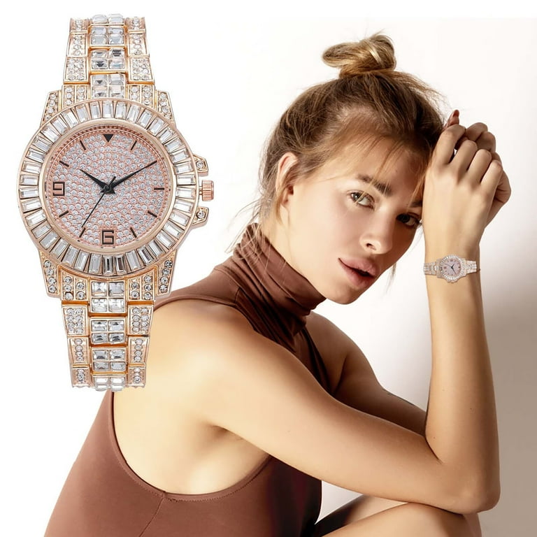 Diamond set 2024 ladies watches