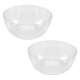 thumbnail image 2 of Women 9cm x 4.5cm DIY Clear Plastic Mask Bowl Mixer Holder 2pcs, 2 of 5