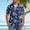 Blue A, variant on SGFCWSX Mens Hawaiian Shirt Printed Short Sleeve Button Up Casual Tropical Beach Shirt for Summer Vacation Blue Size 2XL