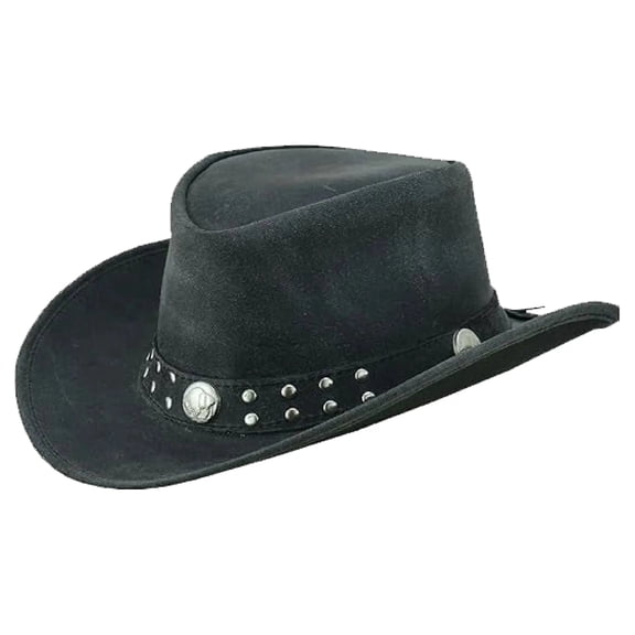 Australian Cowboy Leather Hat | Outback Western Style