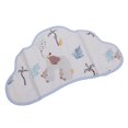 thumbnail image 1 of 10-Layer Absorbent Cotton Burp Rag Bib, Soft Breathable Baby Towel for Drool, Face Wipe and Burping, Adorable Cloud Shape Design, Machine Washable, PFAS and BPA , Suitable for, 1 of 7