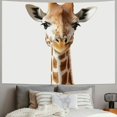 thumbnail image 2 of BCIIG Giraffe Tapestry Wall Hanging Unique Style Graphic Tapestries Home Wall Decor Art Living Room Bedroom Apartment Farmhouse Dorm 60x50inch, 2 of 6