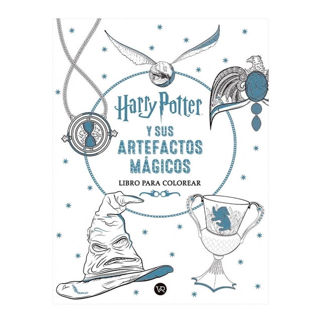 Libro para Colorear Harry Potter y sus Artefactos Mágicos VR Adam Raiti